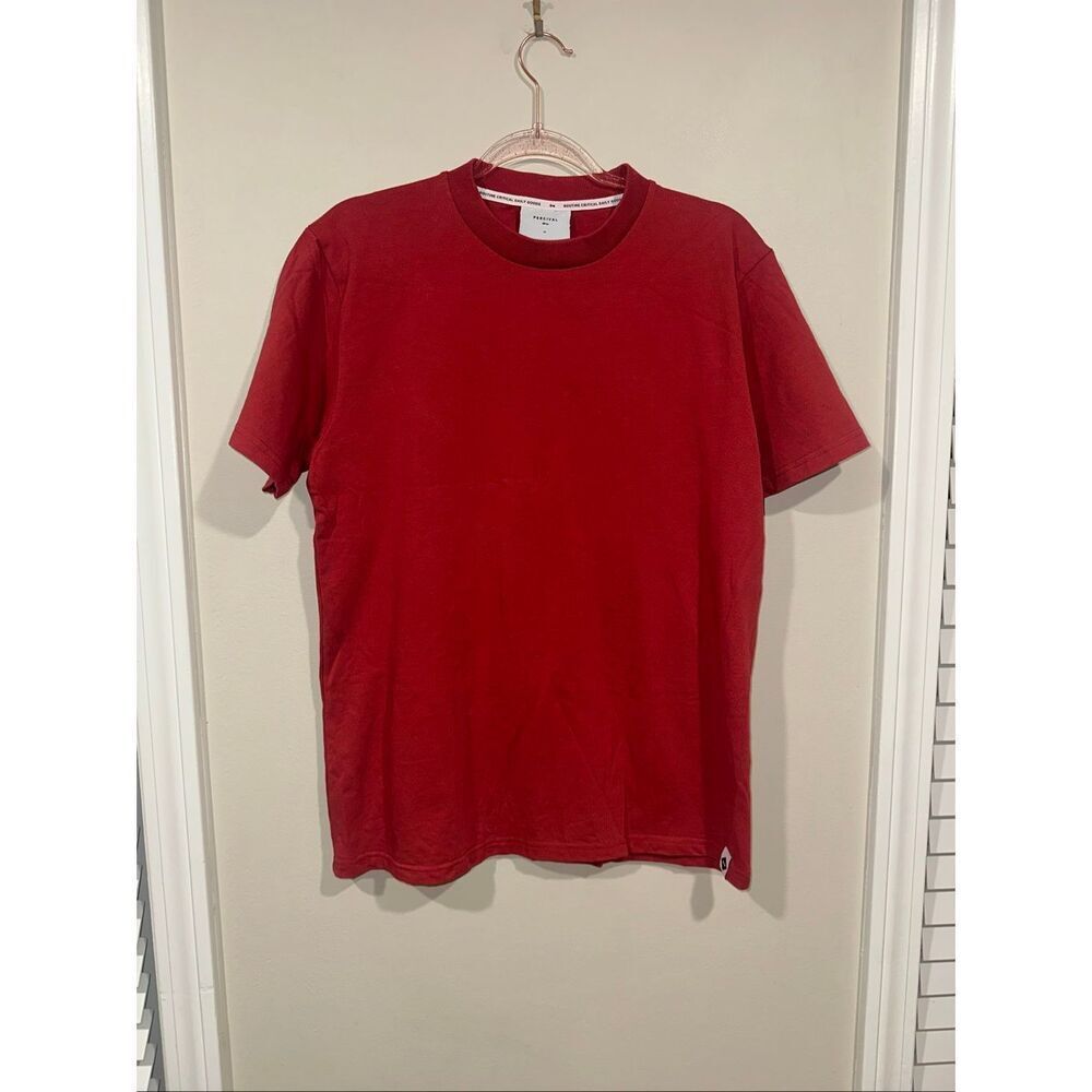 Percival Mens Auxiliary T-Shirt Red Medium